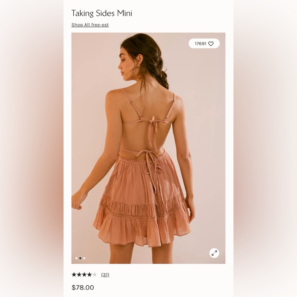 Free People Taking Sides Mini